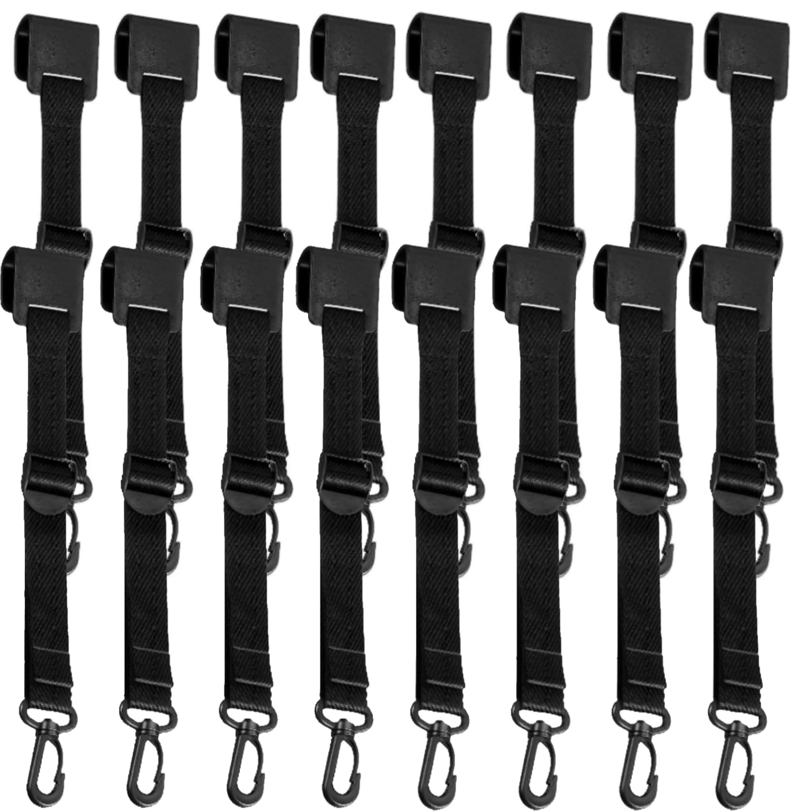 Shappy 16 Pcs Canopy Hanging Clips Tent Hanging Clip for Vendor Booth Display Business Exhibitions to Hang Signs, Slogans, Flags