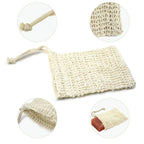 E-Know Soap Bag, 5 Pack Natural Sisal Soap Saver, Zero Waste Plastic-Free Soap Net, Foaming And Drying The Soap, Massage, Peelin