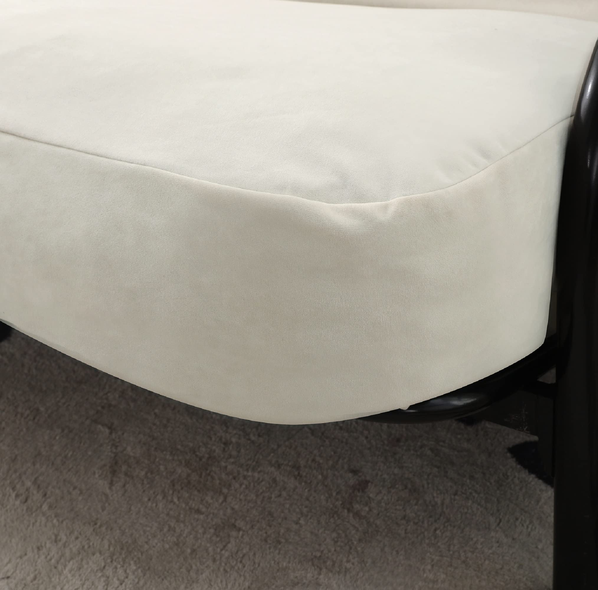 Octorose Full Size 54X75X8Inch 3 Side Zipper Classic Soft Micro Suede Futon Cover Slipcover Sofa Daybed Mattress Cover Couch Pro