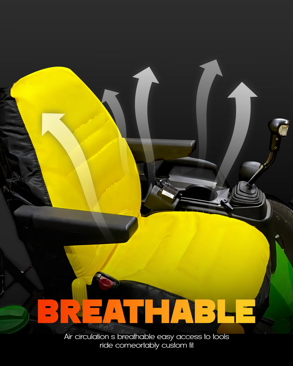 Lp68694 Compact Utility Tractors Seat Cover For John Deere 1025R & 2025R Tractor