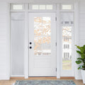 RYB HOME Sightlight Door Window Curtains, Privacy Door Window Curtains Thermal Insulate Covering for Patio Door Glass Door Front