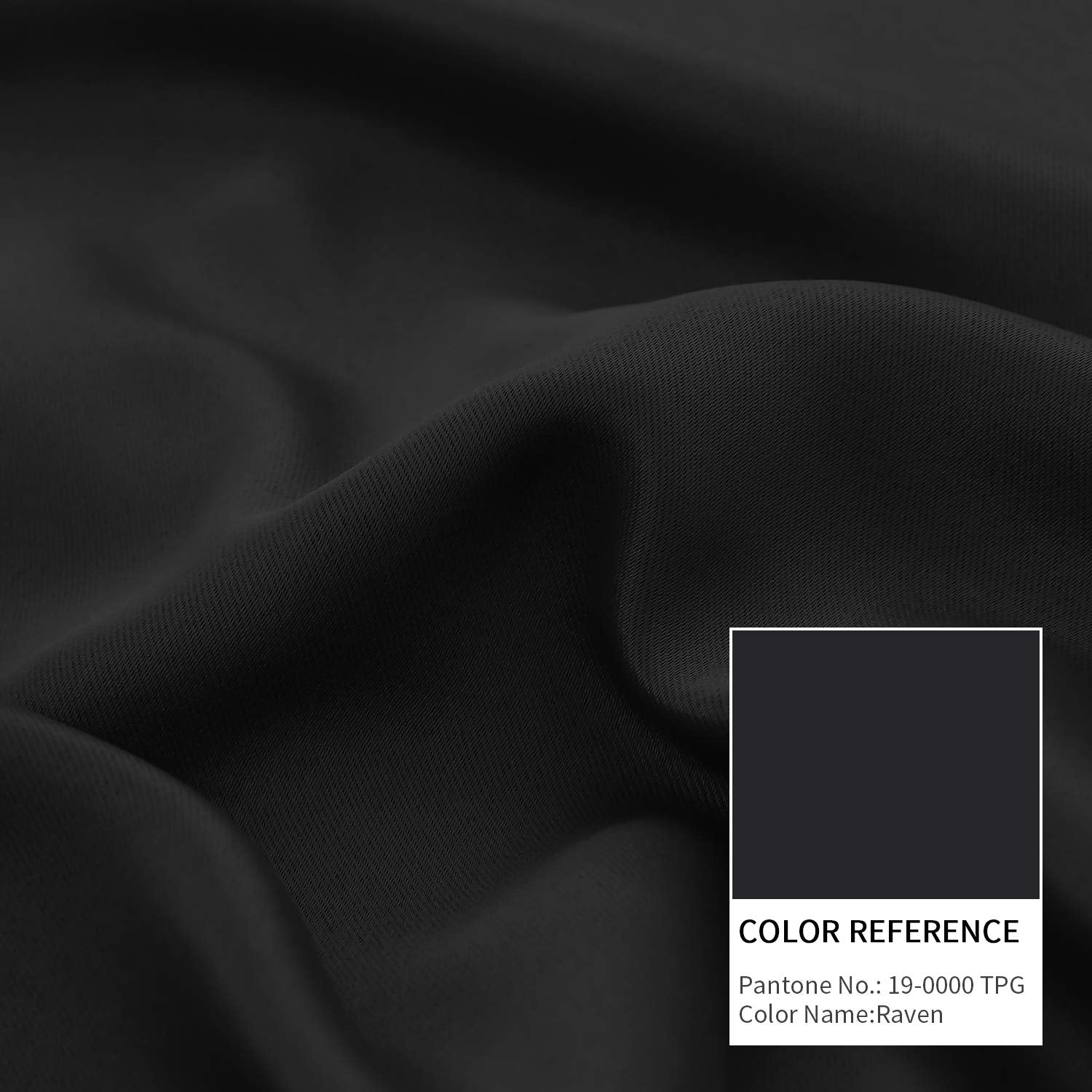 Bgment Black Blackout Curtain Blinds - 42 X 54 Inch Thermal Insulated Rod Pocket And Back Tab Blackout Curtains For Kitchen/Home Decor/Bedroom, 2 Window Curtain Panels