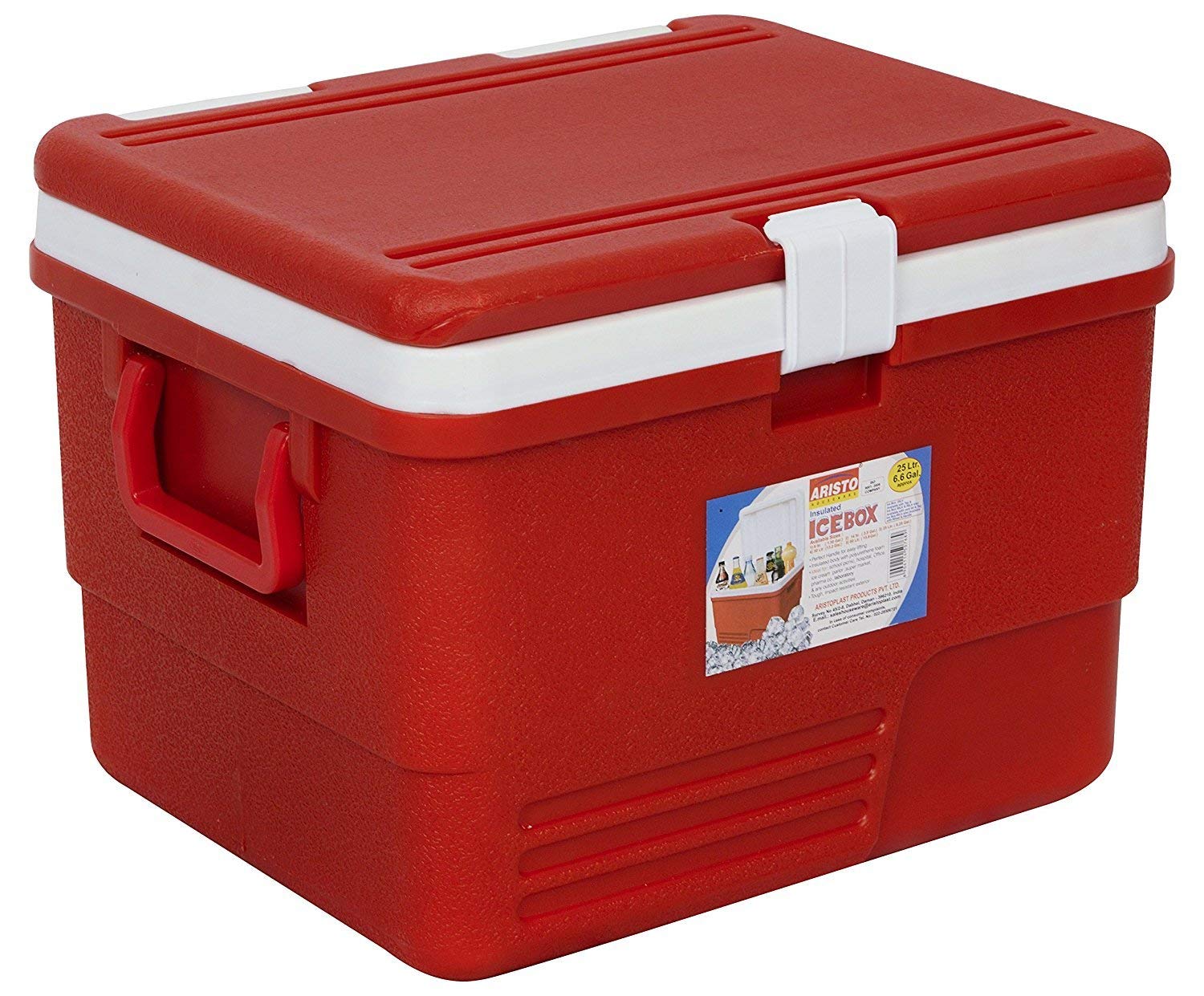 Aristo Insulated Chiller Ice Box | Standard Size for Travel Party Bar Ice Cubes | Cold Drinks | Medical Purpose |25 Litre, Color