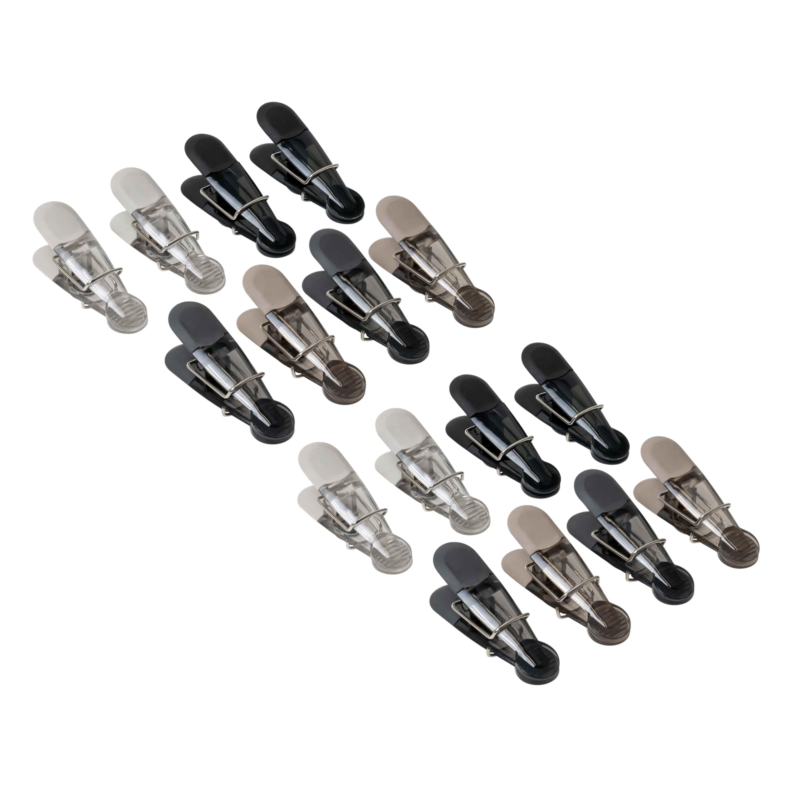 Seal N Snack Chip Clips for Food with Magnet, Assorted Colors, 16 Count