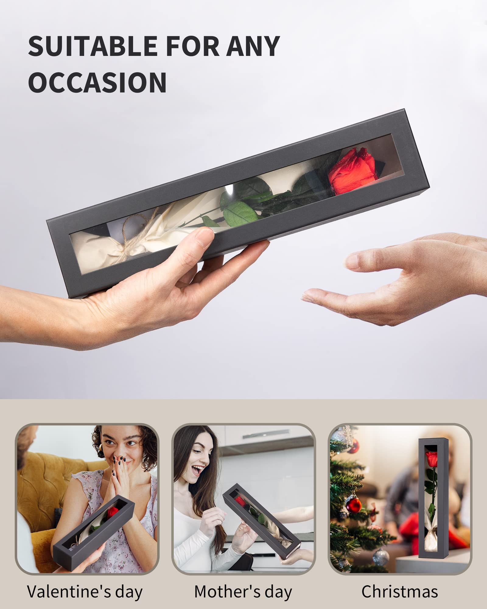 Mothers Day Rose Flower Gifts For Mom From Daughter And Son, Mom Gifts For Grandma, Unique Birthday Gifts For Women, Preserved R