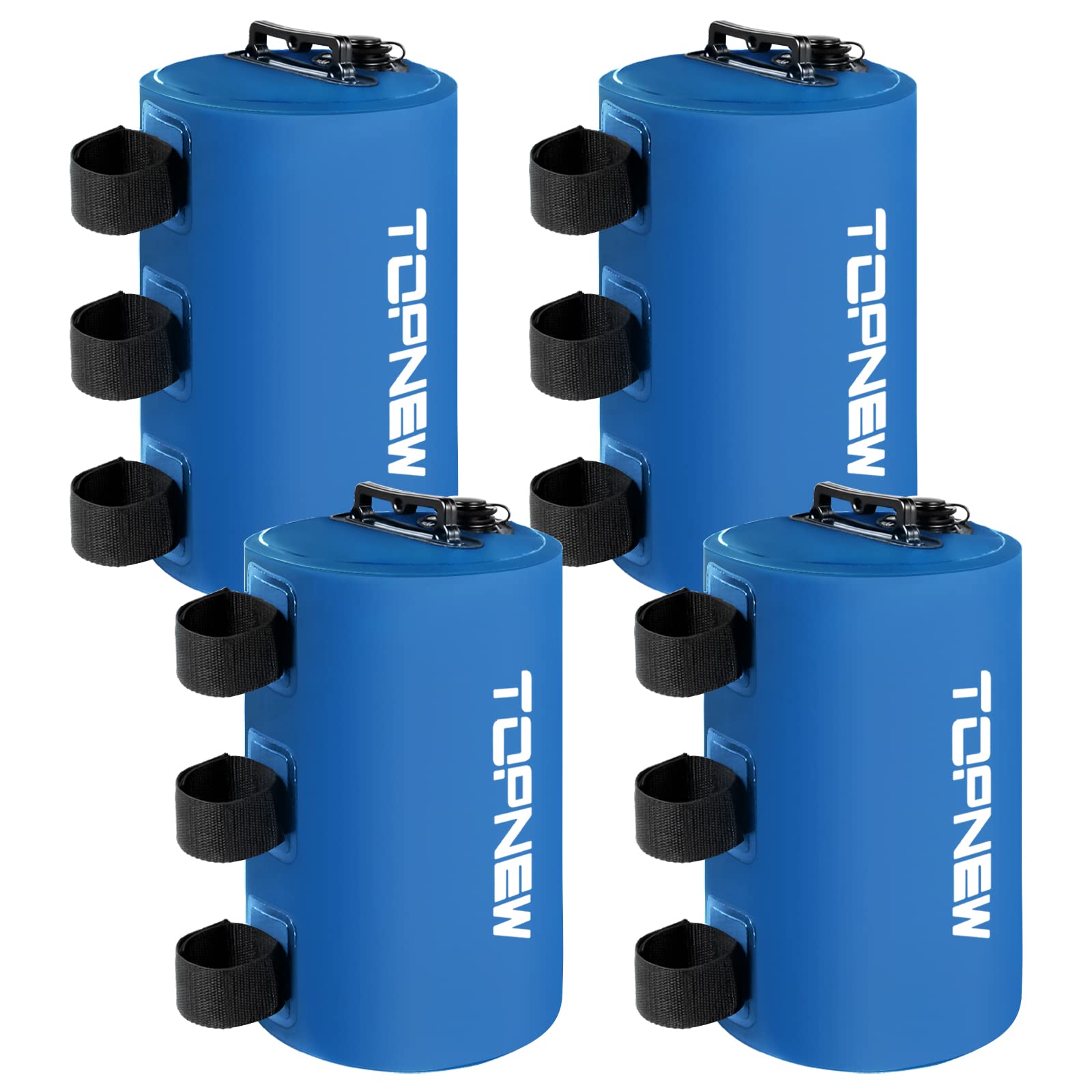 Topnew 4 Pack Canopy Water Weight Bag, Water Tent Weights Set Of 4 Leg Weights For Pop Up Canopy, Canopies,Tent, Gazebo, Blue