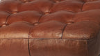 HomeRoots Multi-Color Iron, Wood, Leather Iron and Leather Counter Stool