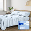 Thread Spread 100% Cotton Sheets King Size - 400 Thread Count 4 Piece 100% Cotton Sheets For King Bed, Deep Pocket King Size Cot
