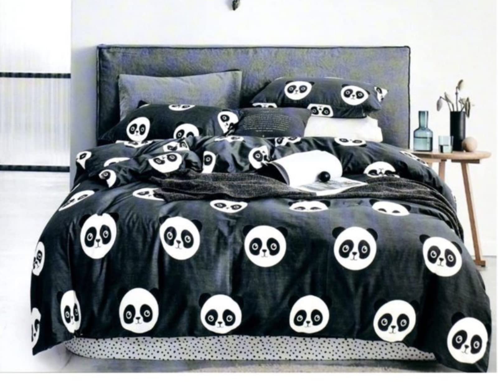 Riftree Microfibre Glace Cotton Digital Print Single Bed Reversible Ac Comforter Living Room/Kids Room (60 X 90 Inches)  Pan Bl