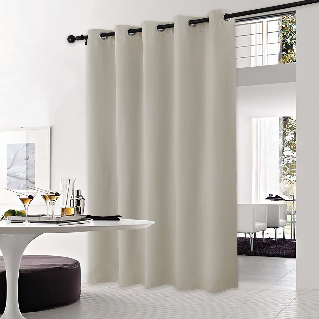 Nicetown Natural Bedroom Blackout Curtain Panel, 1 Panel, 70 X 84 Inch, Privacy Window Thermal Insulated Blackout Drape/Drapery For Loft, Guestroom