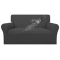 Easy-Going 100% Waterproof Loveseat Couch Cover, Dual Waterproof Sofa Cover, Stretch Jacquard Sofa Slipcover, Leakproof Furniture Protector For Kids, Pets, Dog And Cat (Loveseat, Dark Gray)