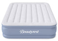 Beautyrest Hi-Loft Queen Size Air Mattress with Vertical Beam Construction, Edge Support, External Pump and Puncture Resistant V