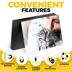Magnetic Picture Frames - 4X6 12 Pcs, Picture Magnets For Refrigerator - Magnetic Picture Frame Set - Magnet Photo Frames For Fr
