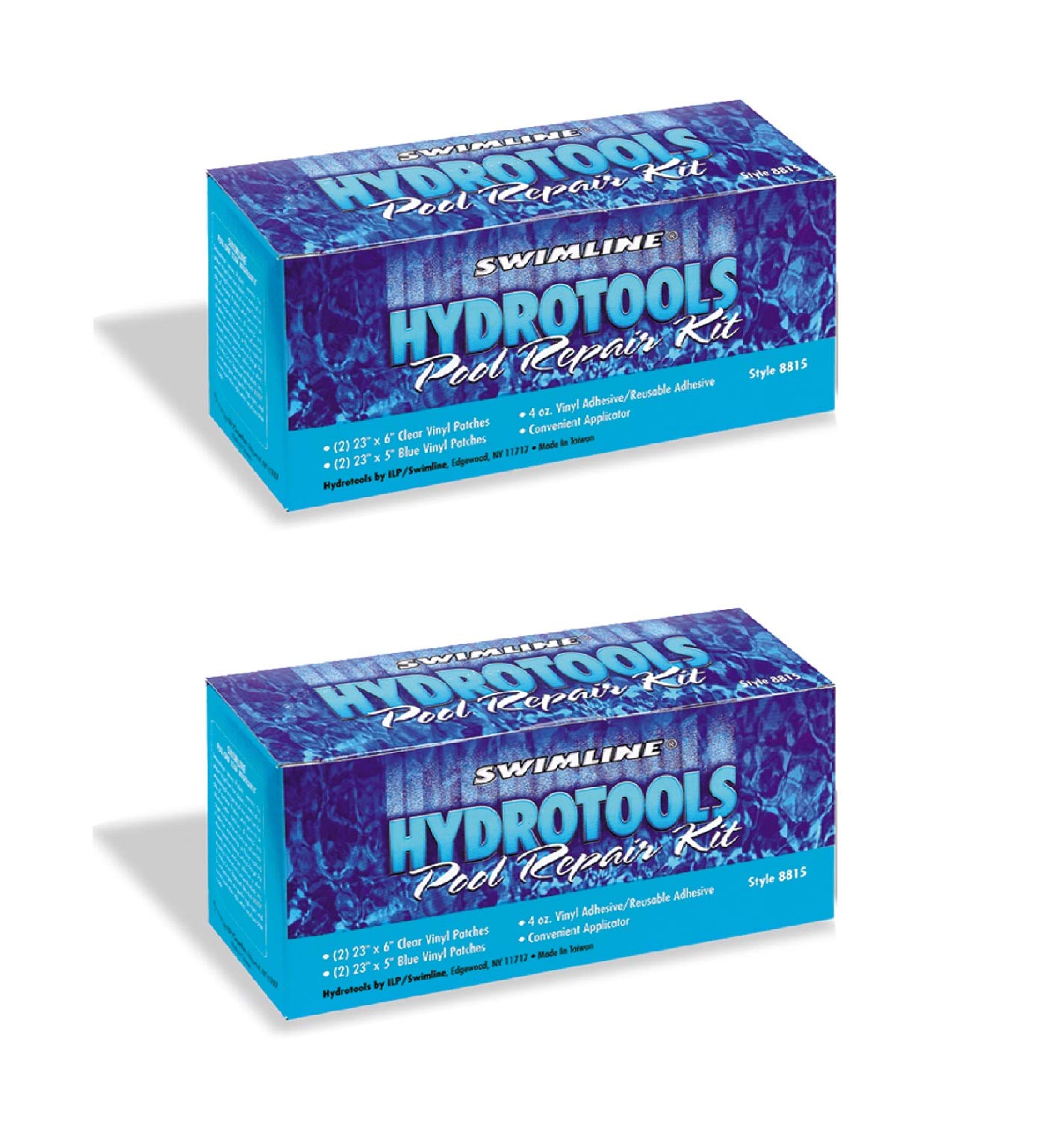 Swimline Hydrotools Swimming Pool Vinyl Liner Underwater Repair Kit (2 Pack)