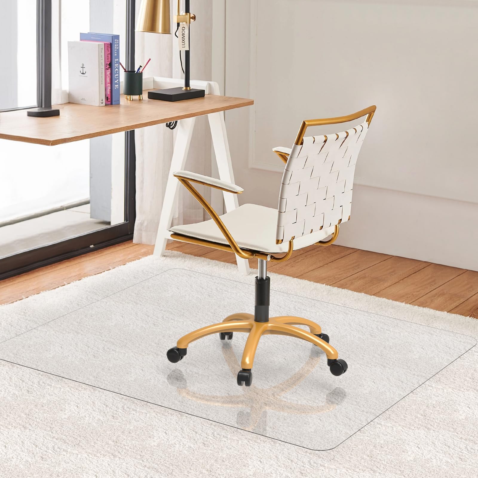 48' X 36' Office Chair Mat For Carpeted Floors,48' X 36' Crystal Clear Chair Mat For Hardwood Floor,Hard Floor Chair Mats Un
