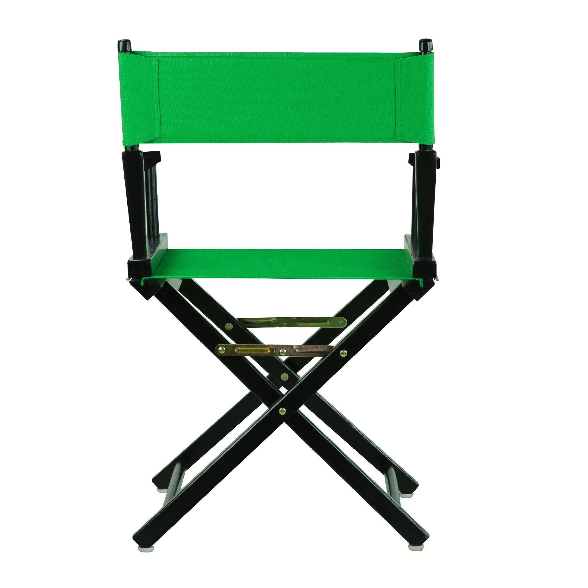 Casual Home Director'S Chair ,Black Frame/Green Canvas,18" - Classic Height