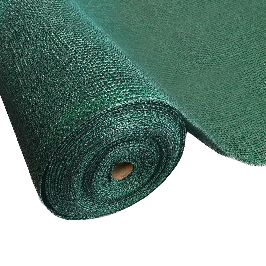 Farm Plastic Supply - Green Shade Cloth - 70% - (12' X 10') - Mesh Fabric For Fence Privacy Screen, Garden Shade, Mesh Fence Scr