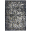 Spring 7'10" X 9'10" Abstract Gray/Dk. Gray/Gray/Brown/Black Power-Loom Rug