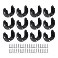 uxcell 12Pcs Stainless Steel Closet Rod Brackets 1.25inch Dia UShaped