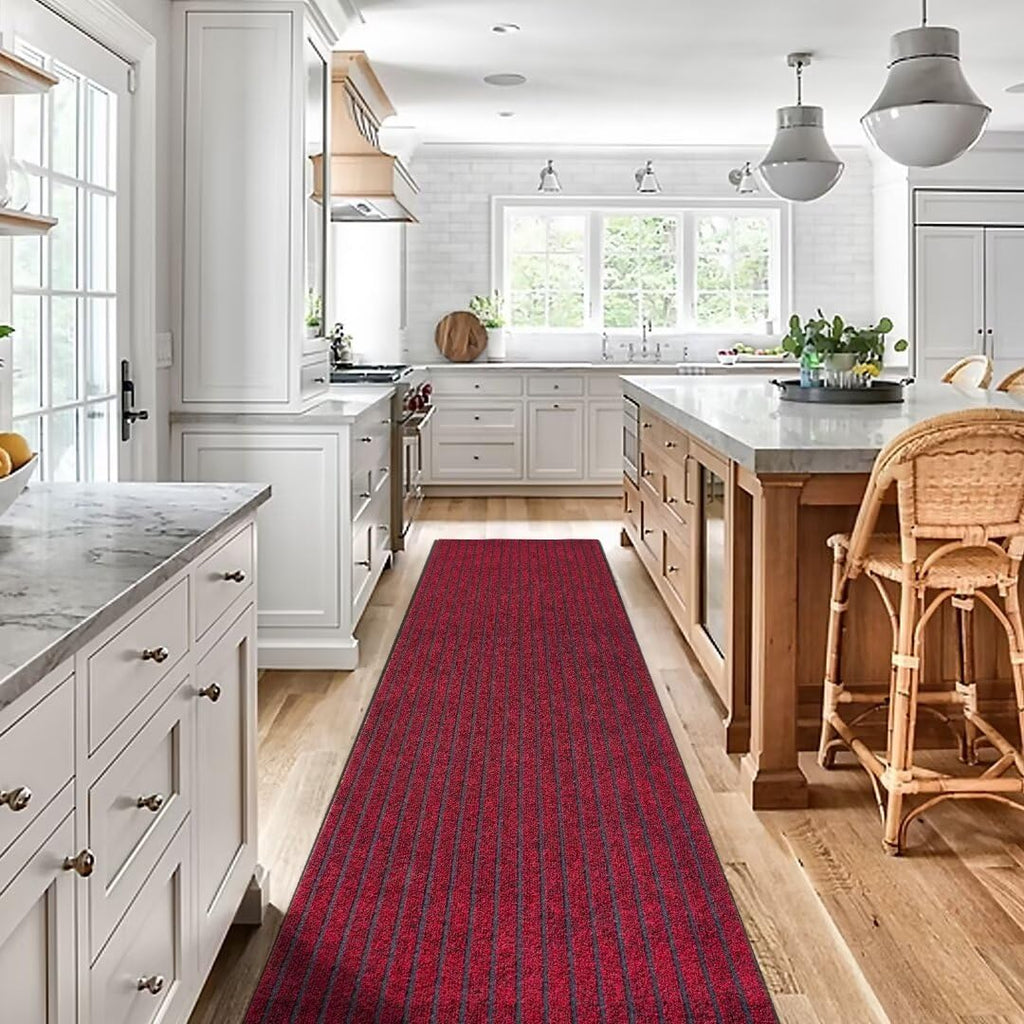 Gotohipi Custom Sizes Runner Rug 2'x19'Indoor Outdoor Utility Carpet,Area Rugs with Non Slip Rubber Backing for Hallway Kitchen 