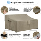 Outdoorlines Outdoor Waterproof Patio 3-Seater Couch Cover - Uv Resistant Patio Sofa Furniture Covers Weatherproof Heavy Duty Glider Covers For Outdoor Furniture, 76Wx32.5Dx33H Inches, Camel