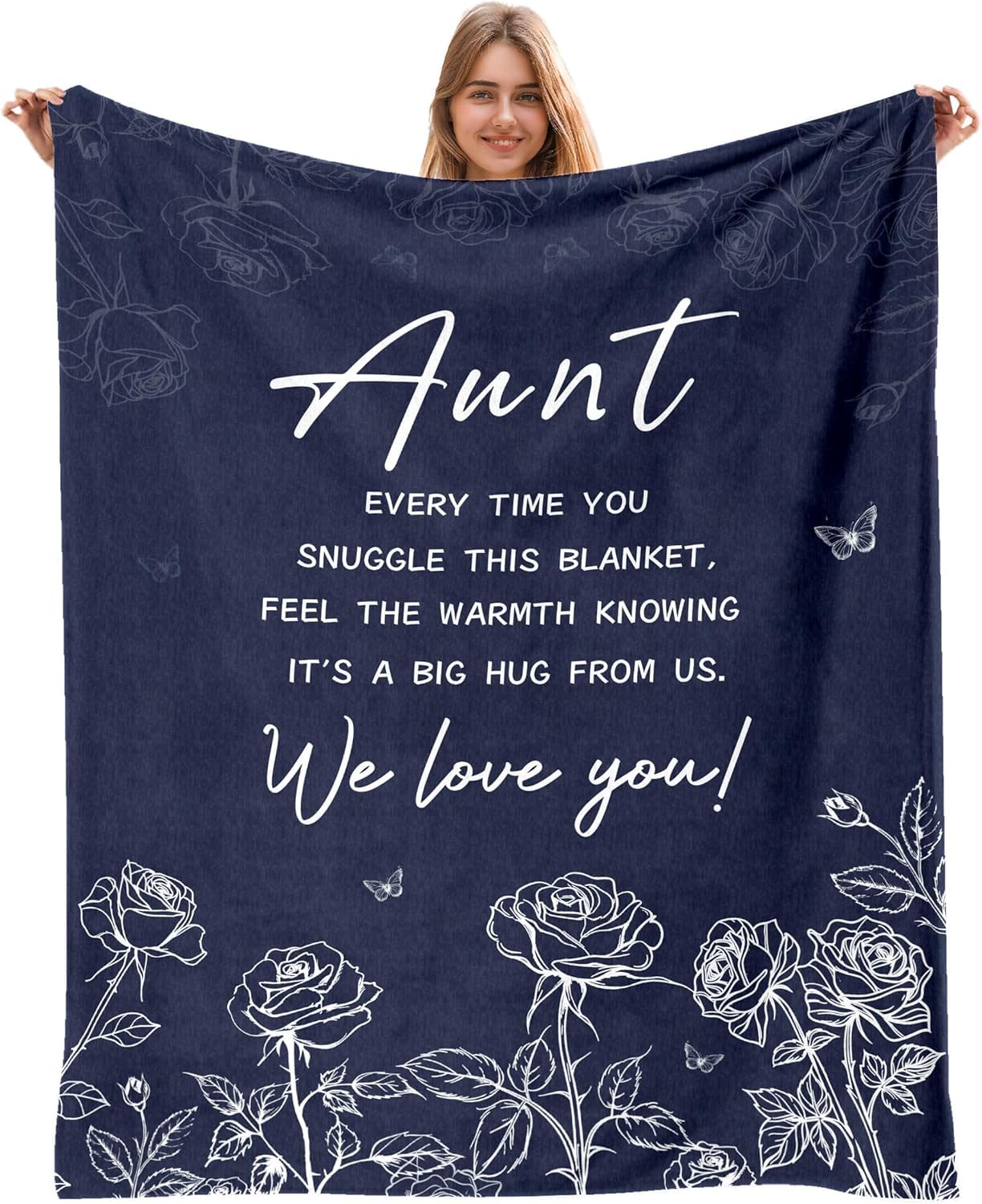 Ajiiusv Aunt Gifts, Gifts For Aunts From Niece Nephew, Aunt Gifts For Christmas, Aunt Blanket, Aunt Birthday Gifts, Auntie Gift