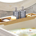 Autumn Alley Galvanized Farmhouse Soap Dispenser - 17.5 oz Rustic Bathroom Accessories with Stainless Steel Pump for Hand Wash & Lotion