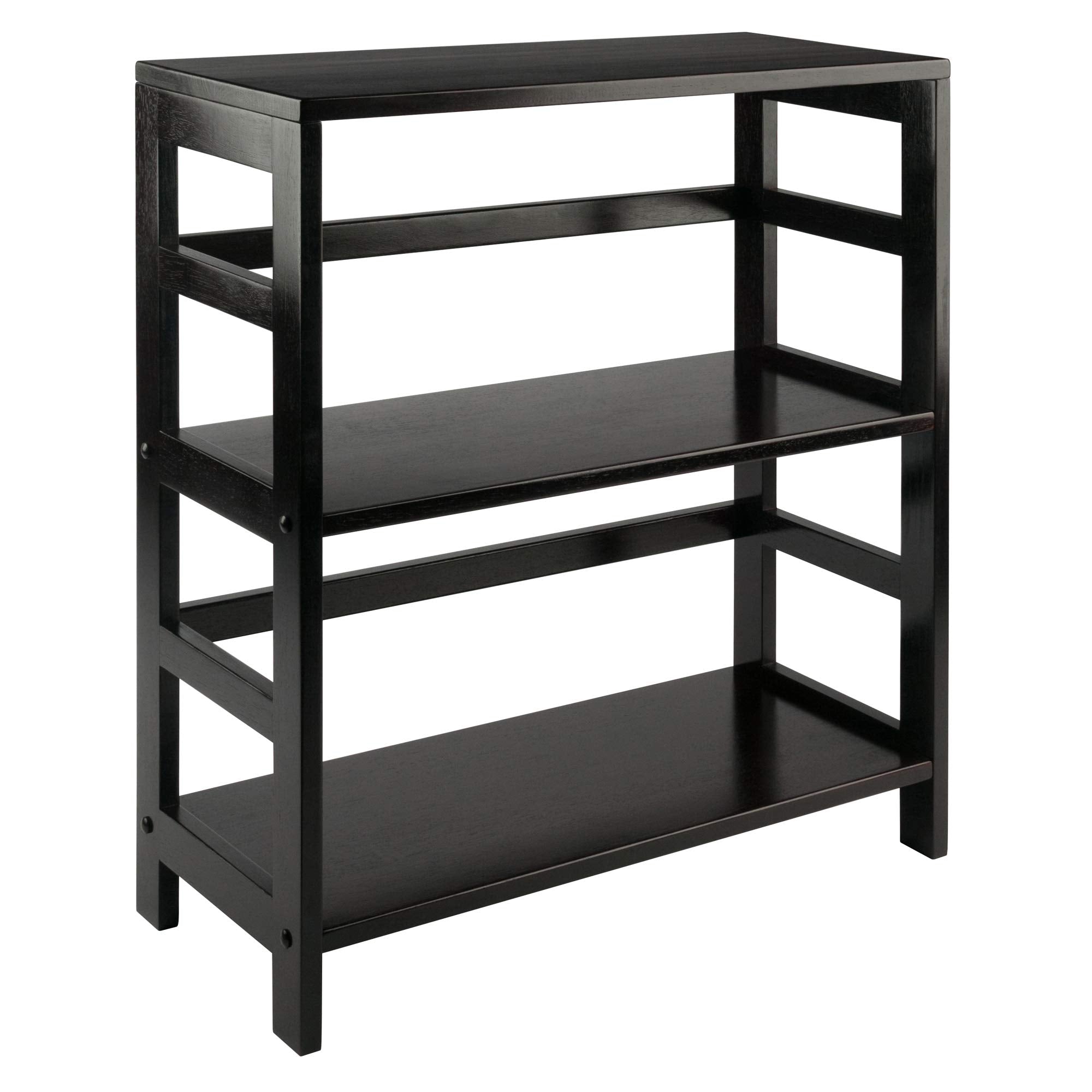 Winsome Wood Capri Wood 2 Section Storage Shelf