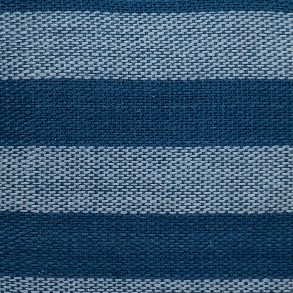 HomeRoots 100% Cotton Rustic Bohemian Blue Throw Pillow