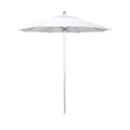 California Umbrella Aluminum/Fiberglass, Push Open, Silver Pole, Pacifica Natural Umbrella, 7.5 Round (ALTO758002SA04)