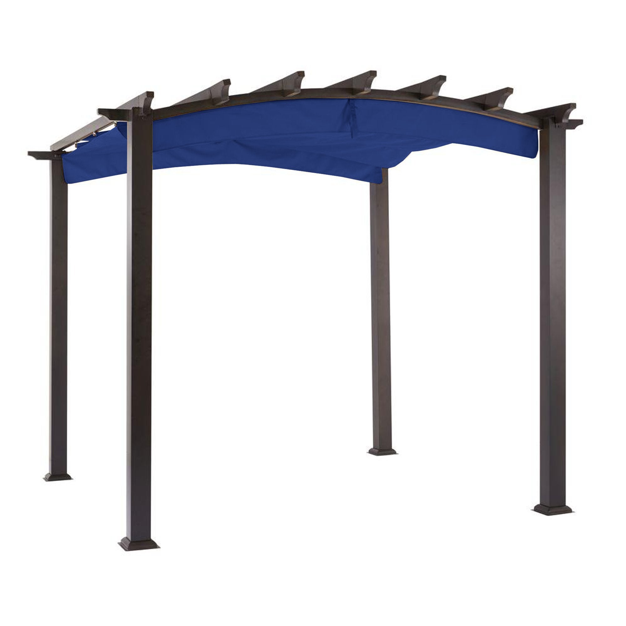 Garden Winds Replacement Canopy For The Hampton Bay Arched Pergola - Riplock 350 - True Navy