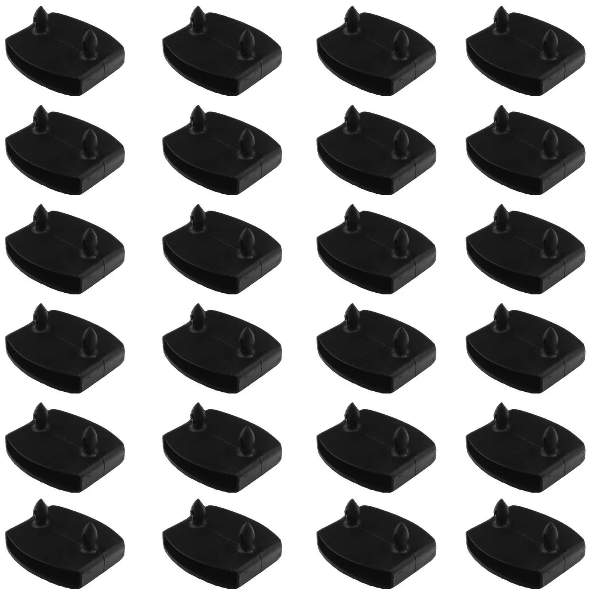 XIAONAN 24Pcs 55mm  9mm Plastic Bed Slat Cover Replacement Holders Centre Caps for Holding Securing Wooden Slats Bed Base