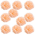 WYZworks Set of 10 - Peach 8 - (10 Pack) Tissue Pom Poms Flower Party Decorations for Weddings, Birthday, Halloween, Bridal, Bab