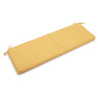 Blazing Needles Indoor/Outdoor Bench Cushion, 1 Count (Pack Of 1), Lemon