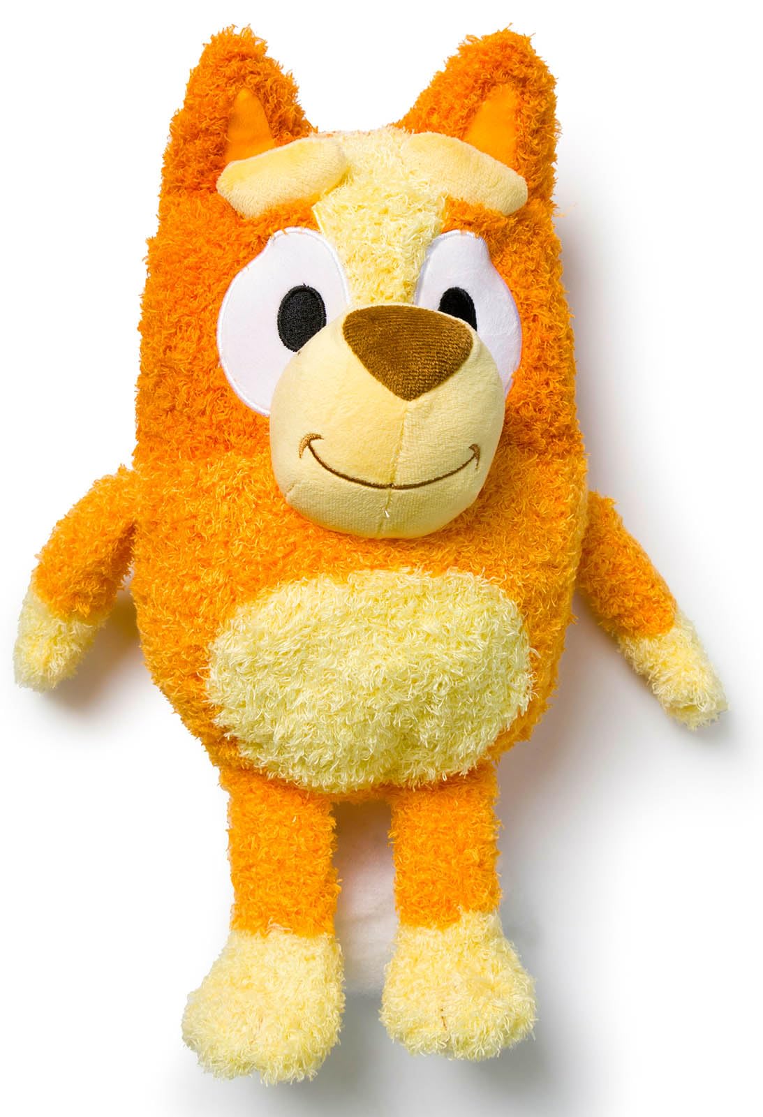 Bluey Bingo Fuzzy Plush Pillow Buddy - Super Soft Stuffed Pillow - Polyester Microfiber, 17 Inches