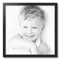 ArtToFrames 24x24 Inch Black Picture Frame, This 1.25 Custom Poster Frame is Satin Black, for Your Art or Photos, WOMFRBW26079-2