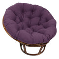 Blazing Needles Twill Papasan Cushion, 44" X 6" X 44", Grape