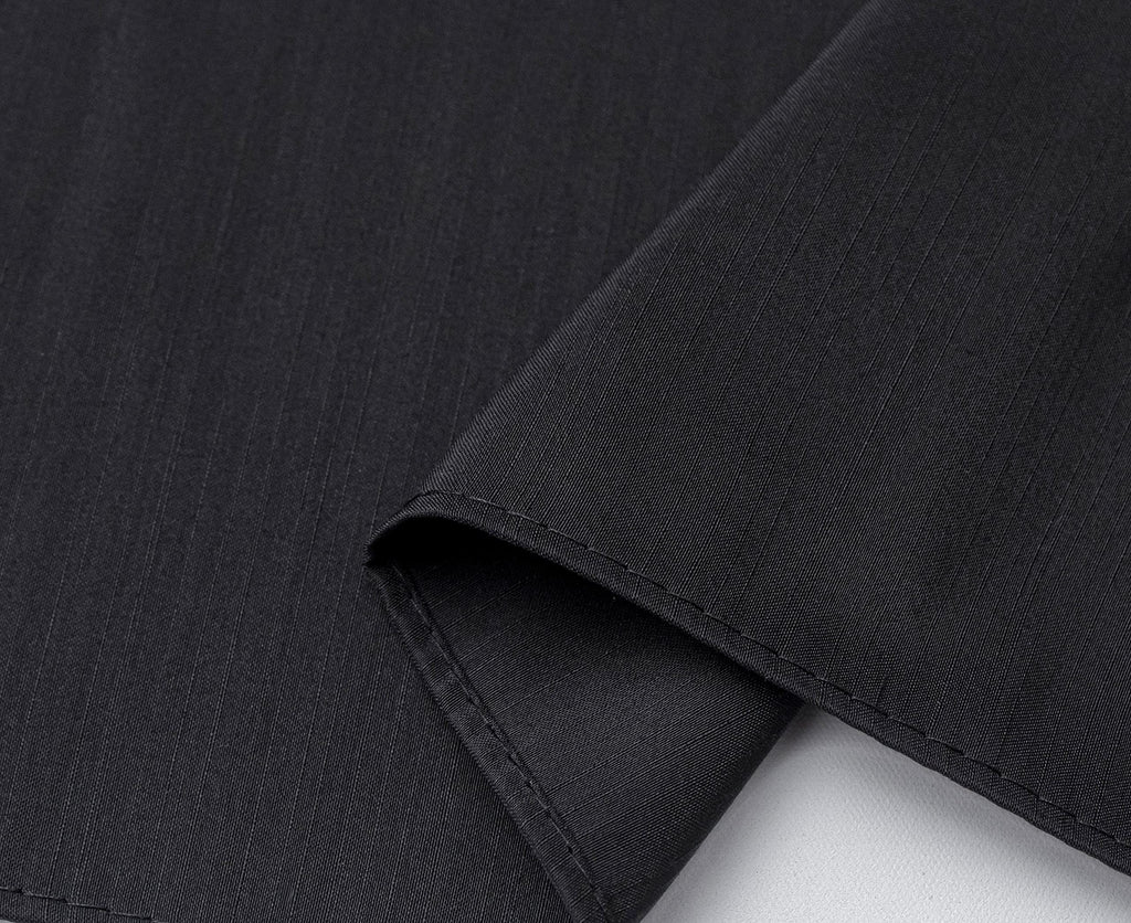 Biscaynebay Wrap Around Bed Skirts For Queen Beds 19' Long Drop, Black Adjustable Elastic Dust Ruffles Easy Fit Wrinkle & Fade