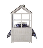 ACME Tree House II Trundle in Weathered White and Washed Gray