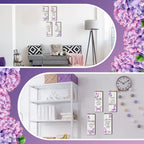 Geelin 4 Pcs Butterfly Wall Decor Butterfly Bathroom Decor Dreams Faith Love Believe Wall Decor Elegant Butterfly Hanging Decor
