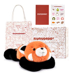 Niuniu Daddy Study Buddy Weighted Red Panda Stuffed Animals, 5lb Sensory Weighted Plush Toys for Adults Kids, Giant Stuffed Red 