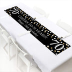 Big Dot Of Happiness Adult 70Th Birthday - Gold - Happy Birthday Decorations Party Banner