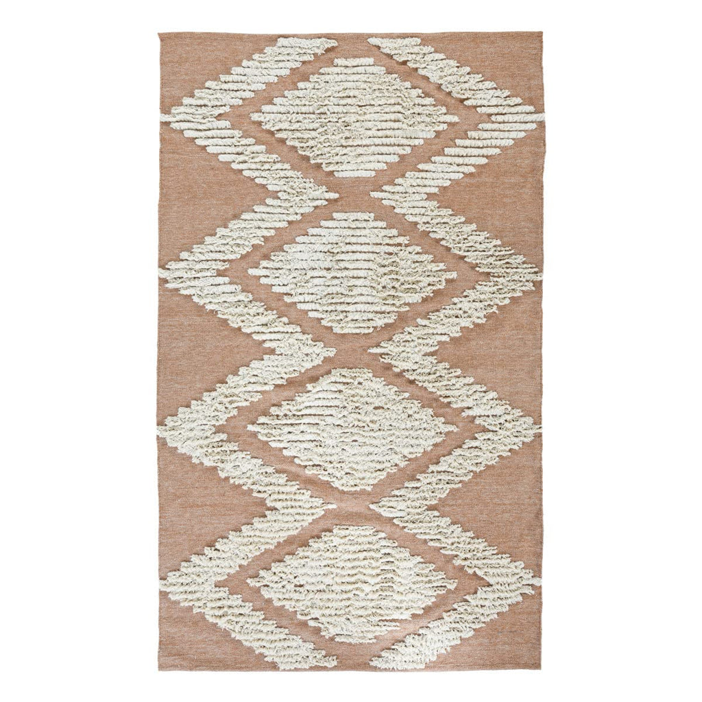 Kosas Home Warren Area Rug, Bedroom, Kitchen Living Room, 2' X 3', Blue/Ivory