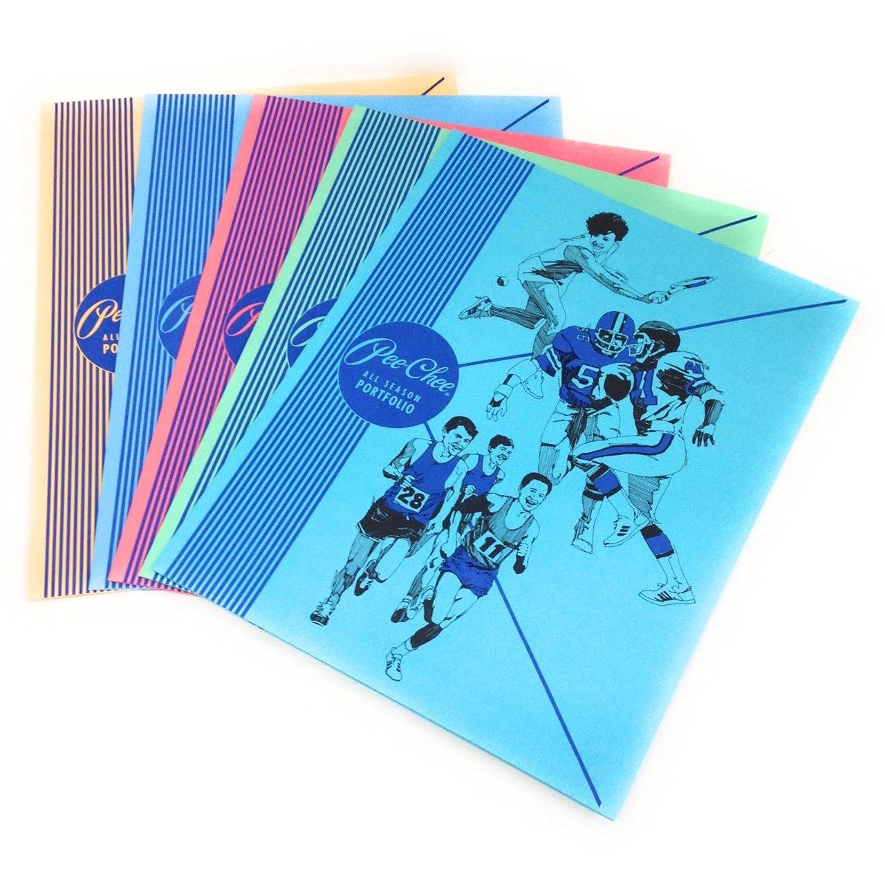 Mead Color Talk Peechee Folder 5-Pack, Assorted Colors, (33022)