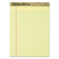 Tops 74890 Second Nature Recycled Pads, 8 1/2 X 11 3/4, Canary, 50 Sheets (Pack Of 12)