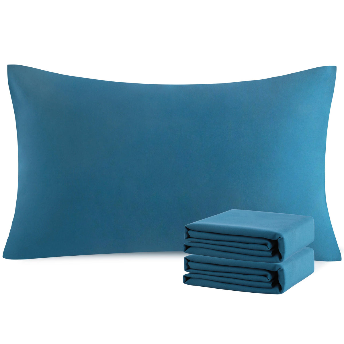 Ntbay King Pillowcase Set - 2 Pack Brushed Microfiber 20X36 Pillowcases - Soft, Wrinkle-Free, Fade-Resistant, Stain-Resistant, T