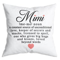 Zngfon Mimi A Constant Source Of Unconditional Love Soft Throw Pillow Covers Cushion Cover Decor For Sofa Couch Bed 18X18 Inch B
