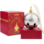2023 Christmas Bell Ornaments, Sleigh Bell Annual Silver Bell for Christmas Tree Decorations Anniversary Holly Bell Holiday Keep