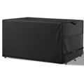 Wnanan Patio Coffee Table Cover Black Heavy Duty Waterproof Cover 48 L x 26 W x 18 H for Rectangular Coffee Table