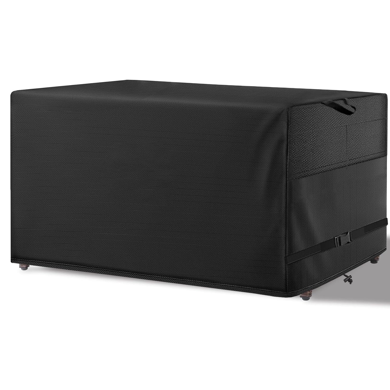 Wnanan Patio Coffee Table Cover Black Heavy Duty Waterproof Cover 42 L x 24 W x 18 H for Rectangular Coffee Table